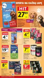Intermarche gazetka tydzień 44 Strona 38: Karma dla psa RAFI €4,99, Karma dla kota Dolina Noteci €7,99