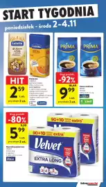 Intermarche gazetka tydzień 44 Strona 43: Ręcznik papierowy Velvet Extra Long €5,99, Makaron Lubella wybrane rodzaje €2,59
