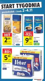 Intermarche gazetka tydzień 44 Strona 43: Ręcznik papierowy Velvet Extra Long €5,99, Makaron Lubella wybrane rodzaje €2,59
