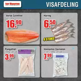 Ter Huurne Holland Markt folder Pagina 9: Haring €6,50, Sealight pangasius fillets €3,99