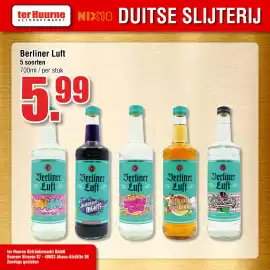 Ter Huurne Holland Markt folder Pagina 8: ter Huurne NIX310 DUITSE SLIJTERIJ GETRÄNKE MARKT Berliner Luft 5 soorten 700ml /