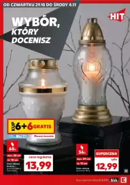 Kaufland gazetka tydzień 44 Strona 2: OD CZWARTKU 29.10 DO ŚRODY 4.11 WYBOR, KTÓRY DOCENISZ HIT 26+6GRATIS TYLKO ZKARTA