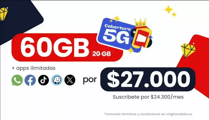 Virgin (válido hasta 2-11)