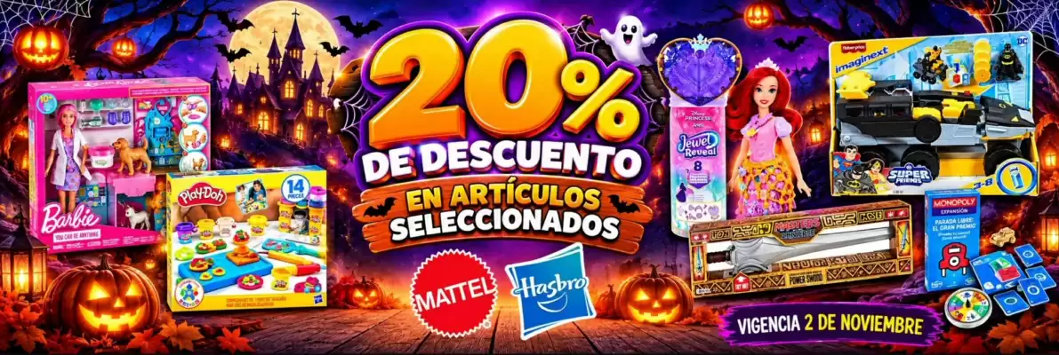 Julio Cepeda Jugueterías (válido hasta 2-11)