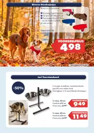 Huisdier Voordeelshop folder Pagina 6: Diverse Hondenjasjes €4,98, Jari Voerstandaard