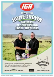 IGA catalogue week 43 Page 4: IGA SUPPORTING HOMEGROWN FARMERS, PRODUCERS AND LOCAL SUPPLIERS AUKNAT PICTURED: RICHARD