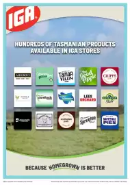 IGA catalogue week 43 Page 5: IGA HUNDREDS OF TASMANIAN PRODUCTS AVAILABLE IN IGA STORES ASHGROVE GRASS & COW YOU TASMANIA
