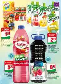 Dino gazetka tydzień 44 Strona 4: Hortex Le-V PRZYJACIELE POMARAŃCZA JABŁKO 100% -20% 159 Sok Psi Patrol Hortex różne