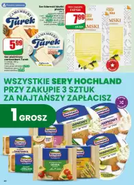 Dino gazetka tydzień 44 Strona 40: Ser pleśniowy camembert Turek €5,99, Ser Edamski Monki plastry €7,99