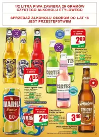 Dino gazetka tydzień 44 Strona 47: Piwo Amber Dyniowe €3,49, Piwo Captain Jack €4,35