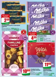 Dino gazetka tydzień 44 Strona 5: Pierniki Katarzynki w czekoladzie Kopernik €2,39, Czekolada Milka €4,35