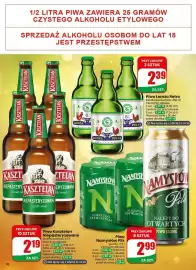 Dino gazetka tydzień 44 Strona 50: Piwo Kasztelan Niepasteryzowane €2,19, Piwo Łomża Retro €2,39