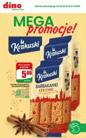 Dino gazetka tydzień 44 Strona 1: Ciastka Barbakanki korzenne Krakuski €5,49