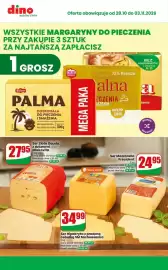 Dino gazetka tydzień 44 Strona 5: Ser Mozzarella Président €24,95, Palma €0,01