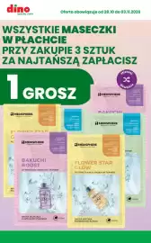 Dino gazetka tydzień 44 Strona 9: dino najbliżej Ciebie Oferta obowiązuje od 28.10 do 03.11.2026 WSZYSTKIE MASECZKI W