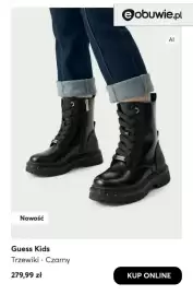 Eobuwie gazetka tydzień 44 Strona 3: Trzewiki czarny Guess Kids €279,99