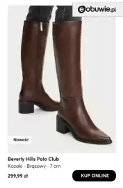 Eobuwie gazetka tydzień 44 Strona 9: Kozaki brązowe 7 cm Beverly Hills Polo Club €299,99
