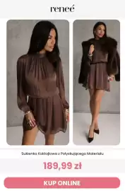 Renee magazyn tydzień 44 Strona 2: Sukienka Koktajlowa z Połyskującego Materiału €189,99