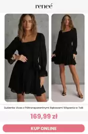 Renee magazyn tydzień 44 Strona 4: Sukienka Vices z Półprzezroczystymi Rękawami Wiązania w Talii €169,99