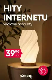 Sinsay gazetka tydzień 44 Strona 1: Lampa Sinsay €39,99