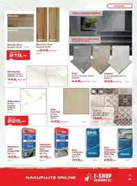 Uni Hobby leták Strana 21: Aspen beige €449,00, Cemix stěrka samonivelační rychlá sádrová 25MPa €259,00