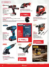 Uni Hobby leták Strana 28: Makita bruska uhlová ga503or €1.490,00, Bosch Vrtačka příklepová GSB 600 €1.790,00