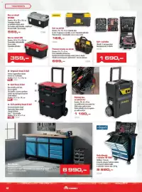 Uni Hobby leták Strana 30: Stůl dílenský €8.990,00, Stanley pojízdný box na nářadí 2v1 €1.190,00
