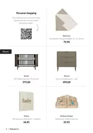 Babypark folder Pagina 4: Bopita Milo ledikant gesloten €379,00, Wood Gunnar ladekast grenen - mud €499,00