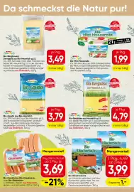 Spar Flugblatt Seite 2: Bio-Frankfurter, Bio-Käsekrainer oder Bio-Debreziner €3,69, Bio-Räucherlachs €3,99