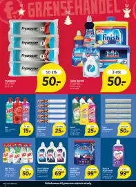 Fakta Tyskland tilbudsavis Side 38: Fryseposer €50,00, Finish (opvaskemidler) €50,00
