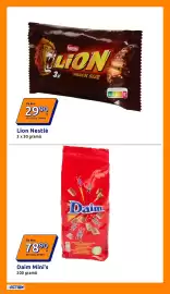 Action leták týden 44 Strana 10: Za kus 2990 332.22/kg 34.9Kč Nestle LION 3x SNACK SIZE Lion Nestlé 3 x 30 gramů Za kus