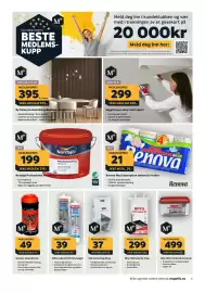 Megaflis kundeavis Side 3: Silikon våtrom 512 hvit/lysgrå €99,00, Nordsjø Professional mediumsparkel/LS 104 €319,00