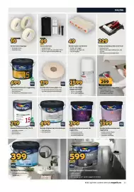 Megaflis kundeavis Side 31: Roll-on-Wall Pluss veggfornyer hvit €2.599,00, Nordsjø Perform+ våtrom €399,00