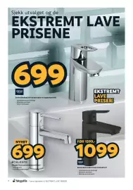Megaflis kundeavis Side 6: Grohe Start Clova M servantbatteri €1.099,00