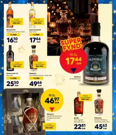 Border Shop reklamblad Sida 12: Havana Club 7 år, EUR 25.5 €25,50, Old Barco, EUR 17.44 €17,44