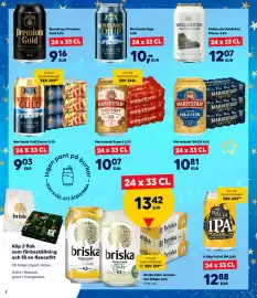 Border Shop reklamblad Sida 2: Norrlands Djup 6,8%, EUR 10 €10,00, Melleruds Utmärkta Pilsner 4,5%, EUR 12.07 €12,07