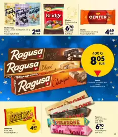 Border Shop reklamblad Sida 27: Cloetta, EUR 4.69 €4,69, Toblerone, EUR 6.7 €6,70