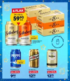 Border Shop reklamblad Sida 3: Warsteiner 4,8%, EUR 12.75 €12,75, San Miguel 5,4%, EUR 12.74 €12,74