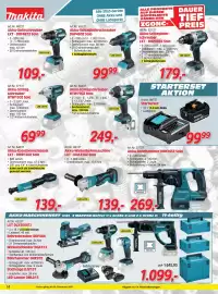 Zgonc Flugblatt Seite 10: Akku-Schlagschrauber DTW190Z Solo €69,99, Akku-Winkelbohrmaschine LXT - DDA350Z Solo €139,00