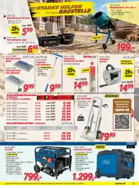 Zgonc Flugblatt Seite 23: Erba Edelputz-werfer €14,99, Erba Mörtelkratzer glatt €9,99