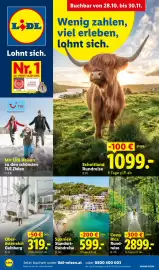 Lidl Reisen Prospekt Seite 1: Spanien Standort-Rundreise €599,00, Ober-österreich Geinberg €319,00