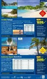 Lidl Reisen Prospekt Seite 11: Indischer Ozean Malediven €2.099,00, Karibik Tobago €1.699,00