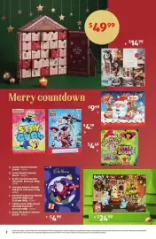 ALDI catalogue week 45 Page 2: Cadbury Dairy Milk Advent Calendar €4,99, Warheads Super Sour Advent Calendar €4,49
