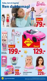 Lidl tilbudsavis uge 45 Side 24: Charlene Super Model €229,00, Barbie Cutie Reveal dukke €199,00