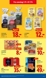 Lidl tilbudsavis uge 45 Side 5: NAUTICA Koldrøget laks €49,00, 3-STJERNET Pålæg €12,00