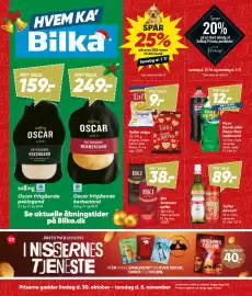 Bilka tilbudsavis uge 44 Side 1: Oscar fritgående berberiand €249,00, Faxe Kondi eller Pepsi Max sodavand €12,00