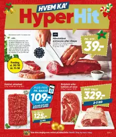 Bilka tilbudsavis uge 44 Side 3: Ludvig håndskåret entrecote eller ribeye €39,00, Bilka Hakket oksekød €109,00