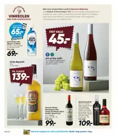 Bilka tilbudsavis uge 44 Side 35: Råstoff strawberry-rhubarb €109,00, Linie Aquavit €139,00