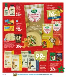 Bilka tilbudsavis uge 44 Side 54: Raakraft tørfoder til hunde €99,00, Billys pizza €10,00