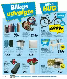 Bilka tilbudsavis uge 44 Side 18: Windsor fyrfads- eller kronelys €89,00, Bilka HUG E-Easy 7-1 €6.999,00